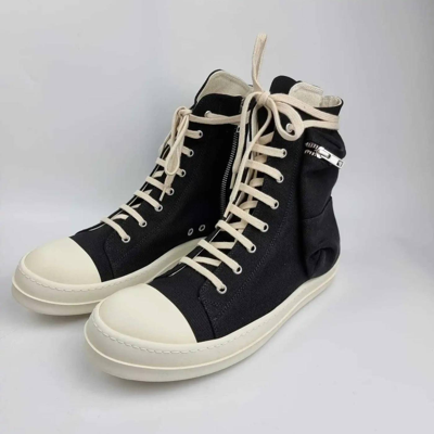 Pre-owned Rick Owens Drkshdw Ramones Cargo Sneakers New Size