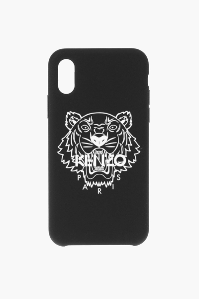 Pre-owned Kenzo Printed Iphone Cover In Black