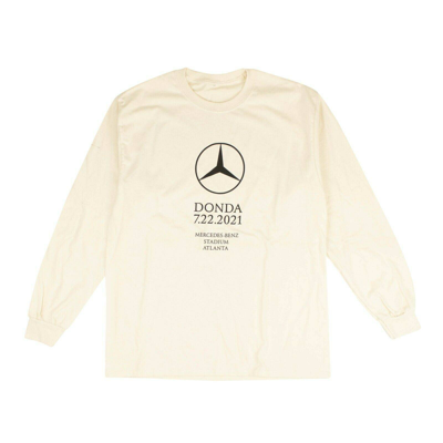 Pre-owned Kanye West Cream Donda Long Sleeve T-shirt Size S