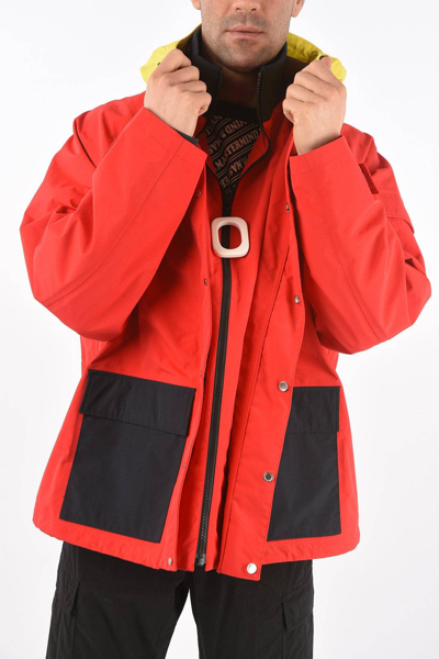 Pre-owned Jw Anderson Coat In Red