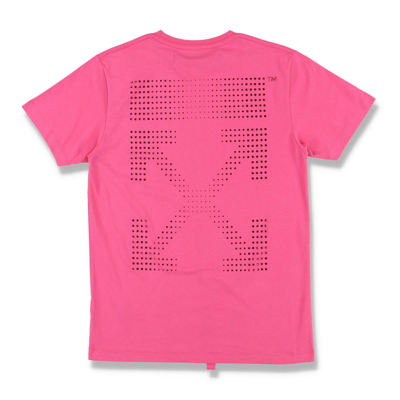 Pre-owned Off-white Pink Swarovski Arrows T-shirt