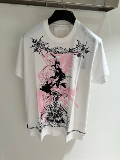 Pre-owned Givenchy Matthew Williams Tattoo Totem Oversized T