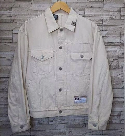 Pre-owned Miharayasuhiro Gu X Mihara Yasuhiro Denim Jacket Natural Cotton S
