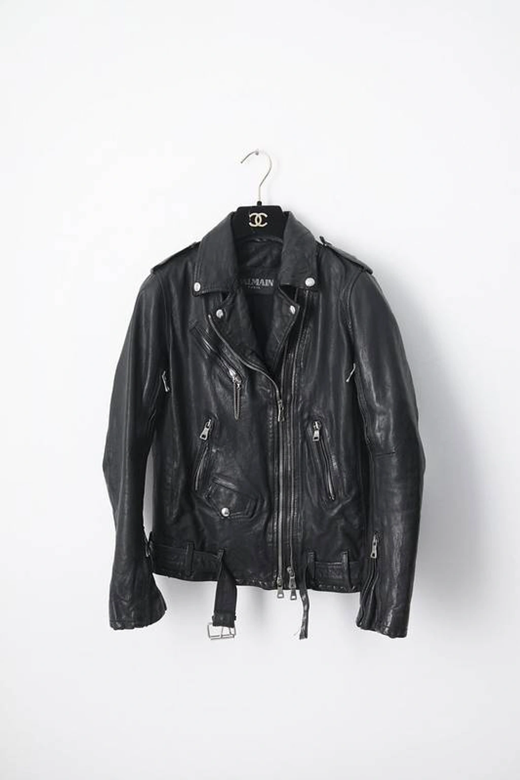 Pre-owned Balmain Ss11 Black Leather Jacket | ModeSens