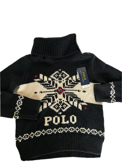 Pre-owned Polo Ralph Lauren Kids' Sweater In Black