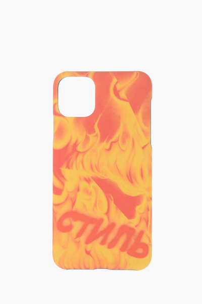 Pre-owned Heron Preston Iphone 11 Pro Cover In Red