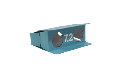 Pre-owned Louis Vuitton X Virgil Abloh Blue Carton Binoculars Art Basel Runway Show Gift -00520