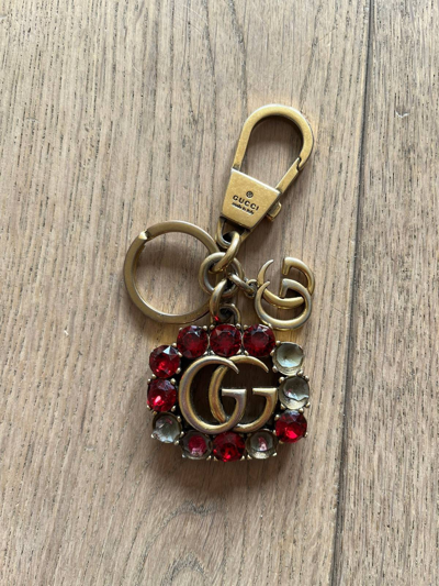 Pre-owned Gucci Vintage Jewel Keychain In Multicolor