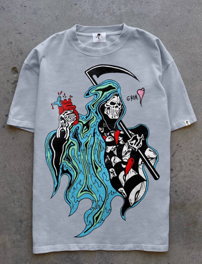 Pre-owned Art X Made In Usa Warren Lotas / Mattyboy Reaper T-shirt 