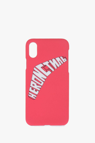Pre-owned Heron Preston Iphone Cover In Red