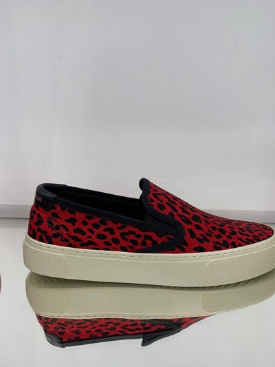 Pre-owned Saint Laurent Venice Slip On Shoes In Baby Cat