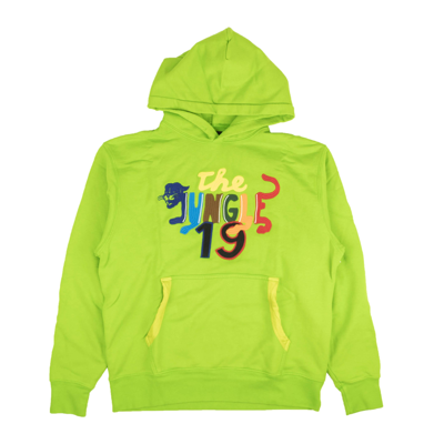 Pre-owned Just Don Kids' Green  The Jungle 19 Hoodie Size S