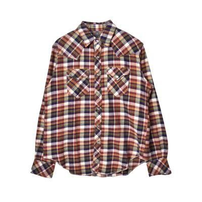Pre-owned Engineered Garments /western Check Shirt/24739 - 0577 66