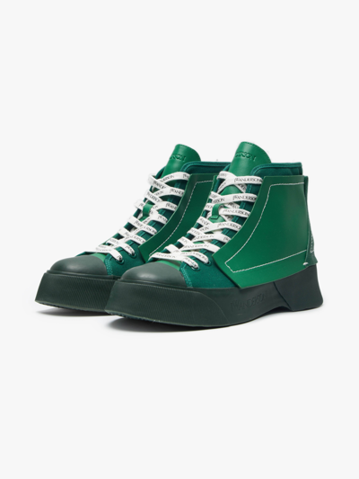 Pre-owned Jw Anderson Green High Top Sneakers