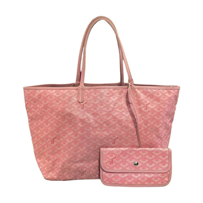 Pre-owned Pink Saint Louis Tote Bag Pm & Pouch Wallet