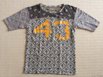 Pre-owned Kapital Palm Pattern Short Sleeve T-shirt Brown Cotton 2