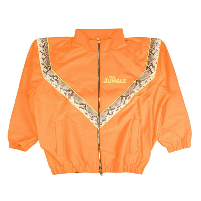 Pre-owned Just Don Kids' Orange The Jungle Track Jacket Size S