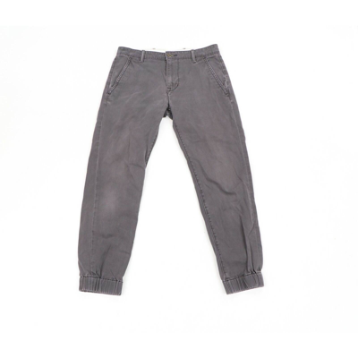 Pre-owned Levi's Spell Out Faded Cuffed Chinos Joggers In Grey