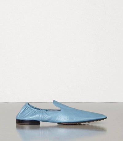 Pre-owned Bottega Veneta Footwear Leather Slippers In Blue