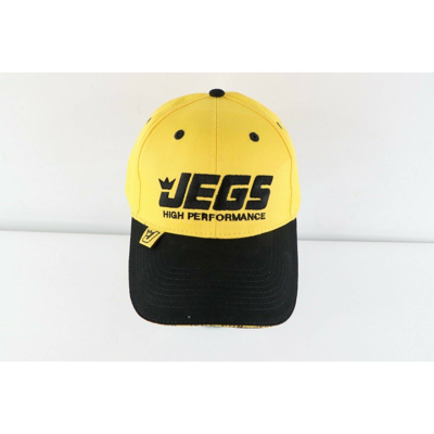 Pre-owned New Era X Vintage Nos Vintage Jegs High Performance Auto Parts Dad Hat In Yellow