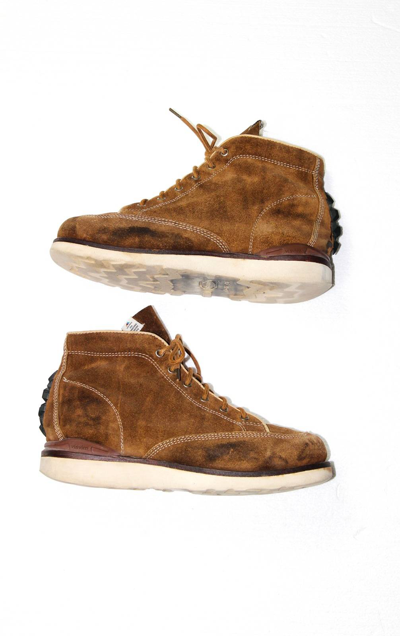 Pre-owned Visvim Riffelberg Boot Folk In Brown | ModeSens