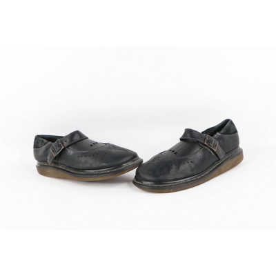 Pre-owned Dr Martens X Vintage Dr Martens Goth Edm Platform Mary Janes Shoes In Black