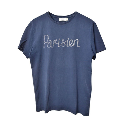 Pre-owned Maison Kitsuné /graphic T-shirt/24385 - 0555 50 In Navy