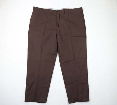 Pre-owned Vintage Kids' Nos  90's Streetwear Wide Leg Mechanic Work Pants In Brown