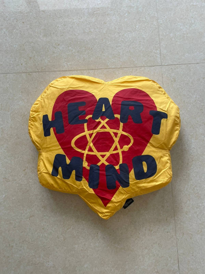 Pre-owned Billionaire Boys Club Bbc Heart And Mind Pillow In Yellow