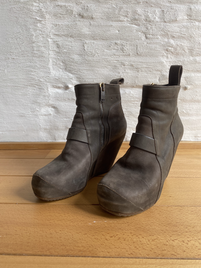 Pre-owned Rick Owens Boots Size 42 In Brown