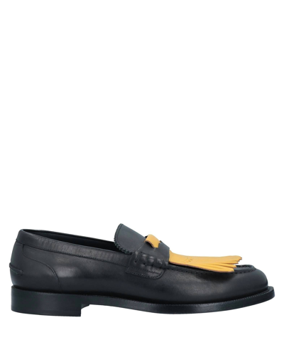 Pre-owned Burberry Loafers In Black