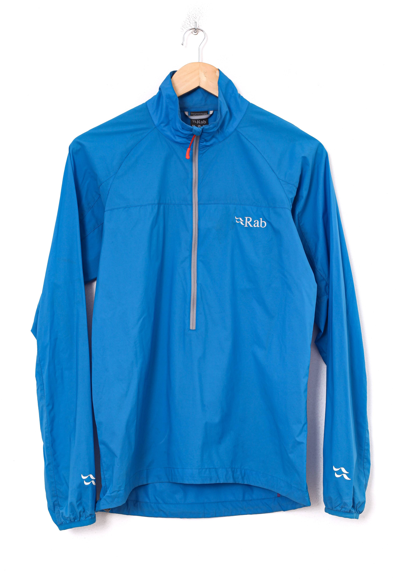 Pre-owned Rab Jacket Pullover Lightweight Windbreaker Running A6148 In Blue