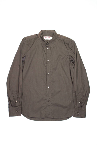 Pre-owned Marni Dress Shirt In Brown