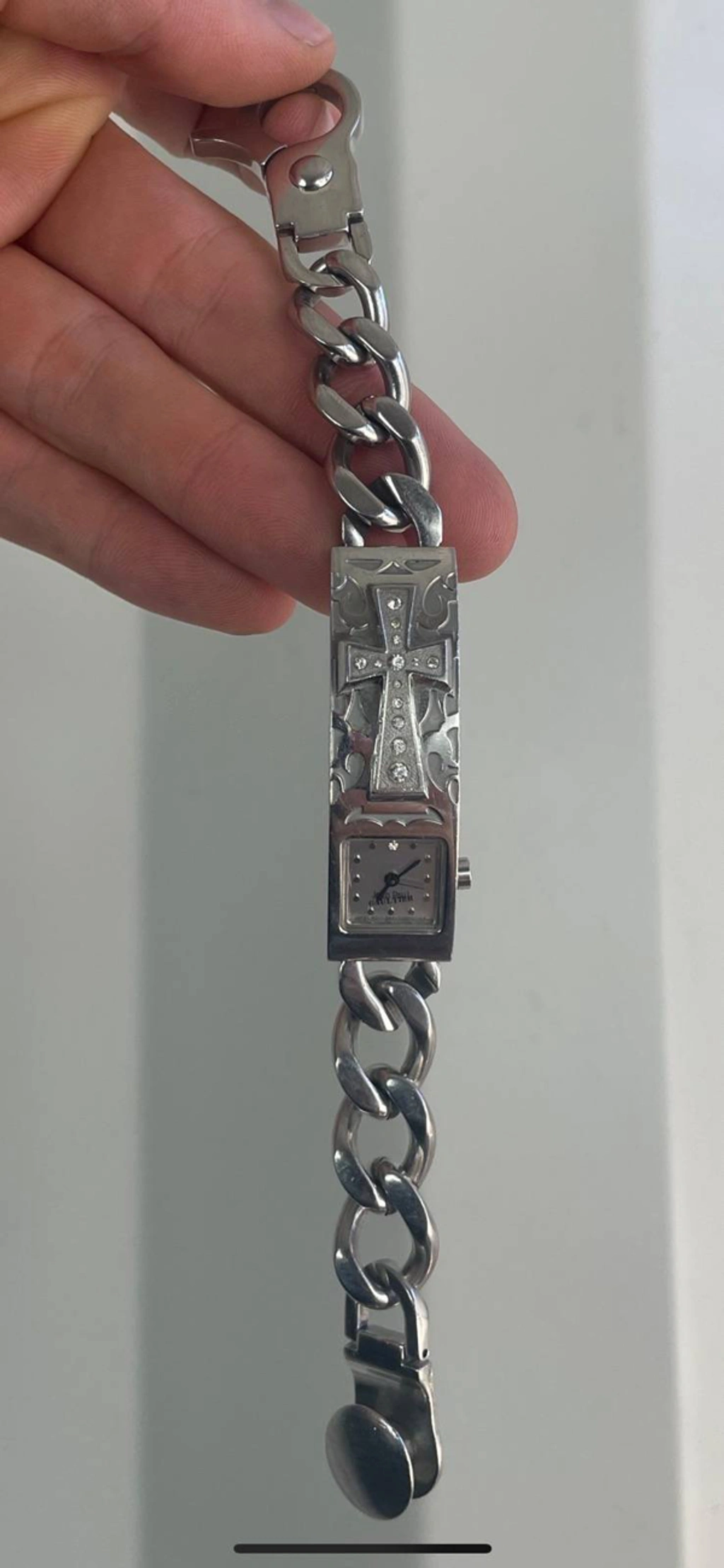 アクセサリー JEAN PAUL GAULTIER CROSS BRACELET WATCH Jean Paul Gaultier Cross Bracelet Watch superRare Authentic