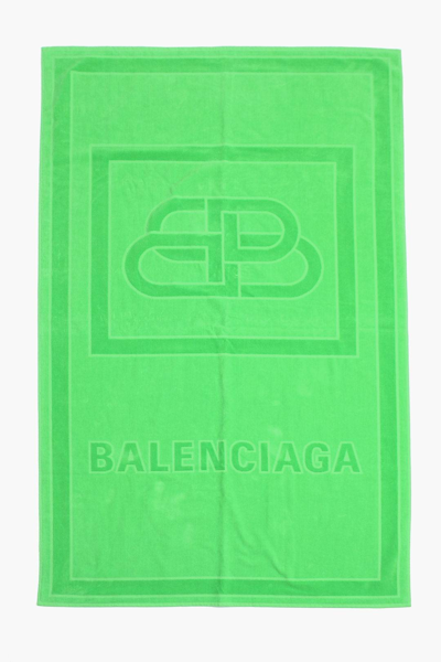 Pre-owned Balenciaga Towel In Green