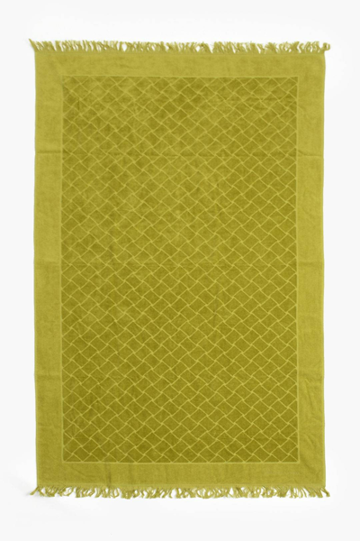 Pre-owned Bottega Veneta Terry Towel In Yellow