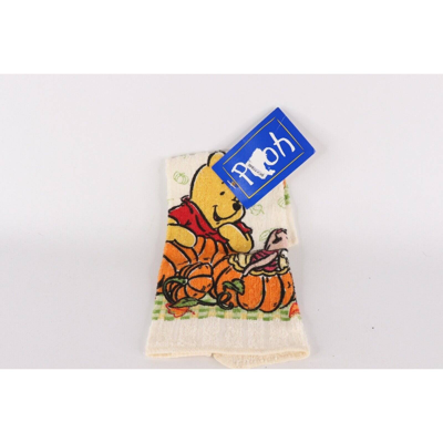 Pre-owned Disney X Vintage Nos Vintage 90's Disney Winnie The Pooh Halloween Hand Towel In Multicolor