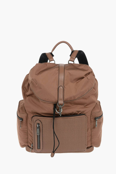 Pre-owned Ermenegildo Zegna Backpack In Brown