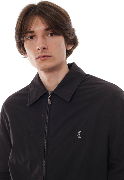 Pre-owned Vintage X Ysl Pour Homme Vintage Ysl Harrington Jacket