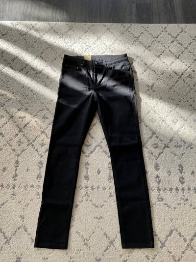 Pre-owned Ksubi Black Laid Chitch Denim Jeans Black