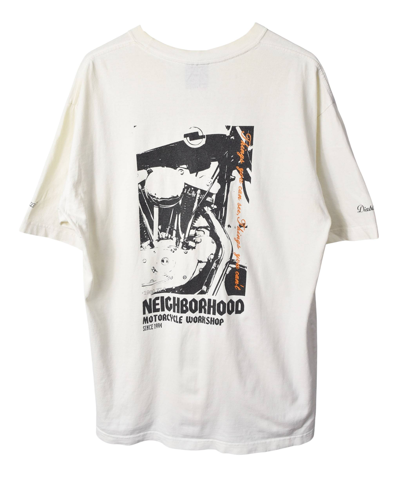 Pre-owned Neighborhood /graphic T-shirt/27665 - 769 48 In White