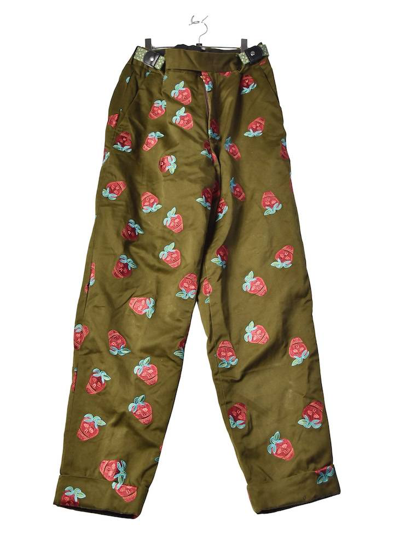 Pre-owned Paul Smith Strawberry Skull Graphic Chino Pants/28069 - 796 58 In Khaki