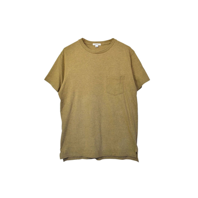 Pre-owned Engineered Garments /plain Pocket T-shirt/21312 - 0361 50 In Beige