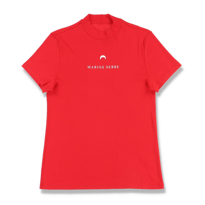 Pre-owned Marine Serre Red Logo Print T-shirt