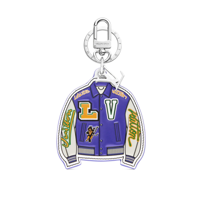 Pre-owned Louis Vuitton X Virgil Abloh Last Virgil Collection! Charm For Bags And Key Ring Lv In Purple