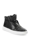 ASH Enigma Leather High-Top Sneakers,0400090625788