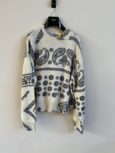 Pre-owned Moncler Genius Paisley Knitwear In Beige Color
