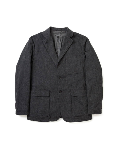 Pre-owned Engineered Garments Baker Jacket - Charcoal Serge Wool In Grey