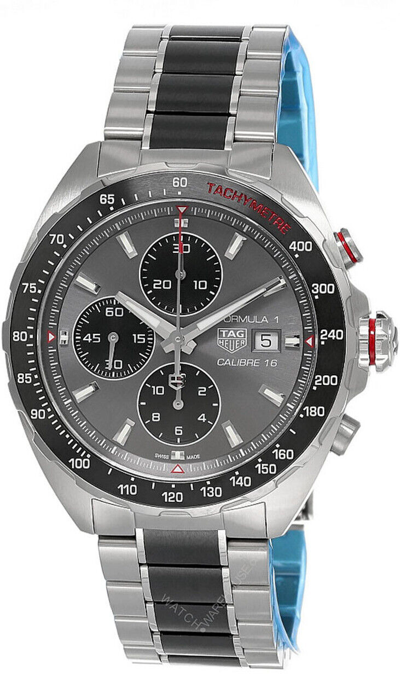 Pre-owned Tag Heuer Formula-1 Calibre 16 Chronograph Men's Watch Caz2012.ba0970