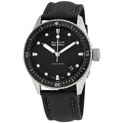 Pre-owned Blancpain Fifty Fathoms Meteor Automatic Men's Watch 5000-1110-b52a